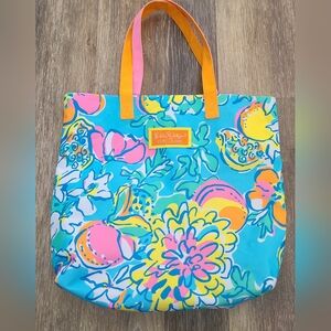 Lilly Pulitzer Estee Lauder Floral Tote Bag